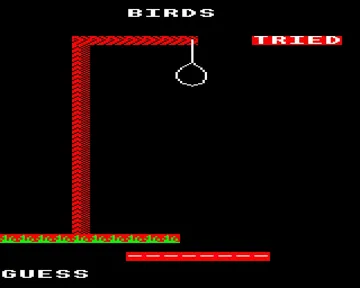 Hangman (1982)(IJK)[HANGMAN] screen shot game playing